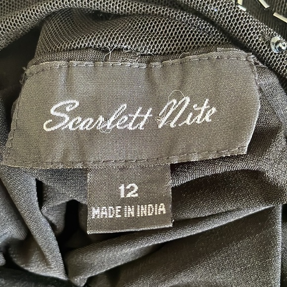 Womens LBD, cap sleeves, mesh detailing front and back, beautiful a-line skirt. - Picture 8 of 8